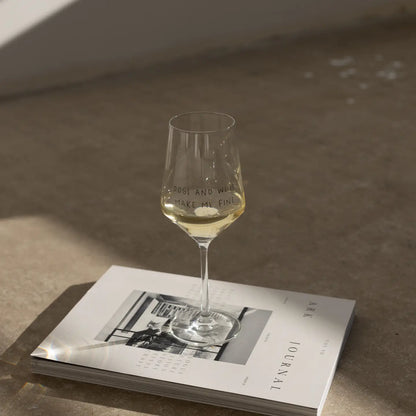 Verre à vin DOGS AND WINE MAKE ME FINE - Mac Millie Co.