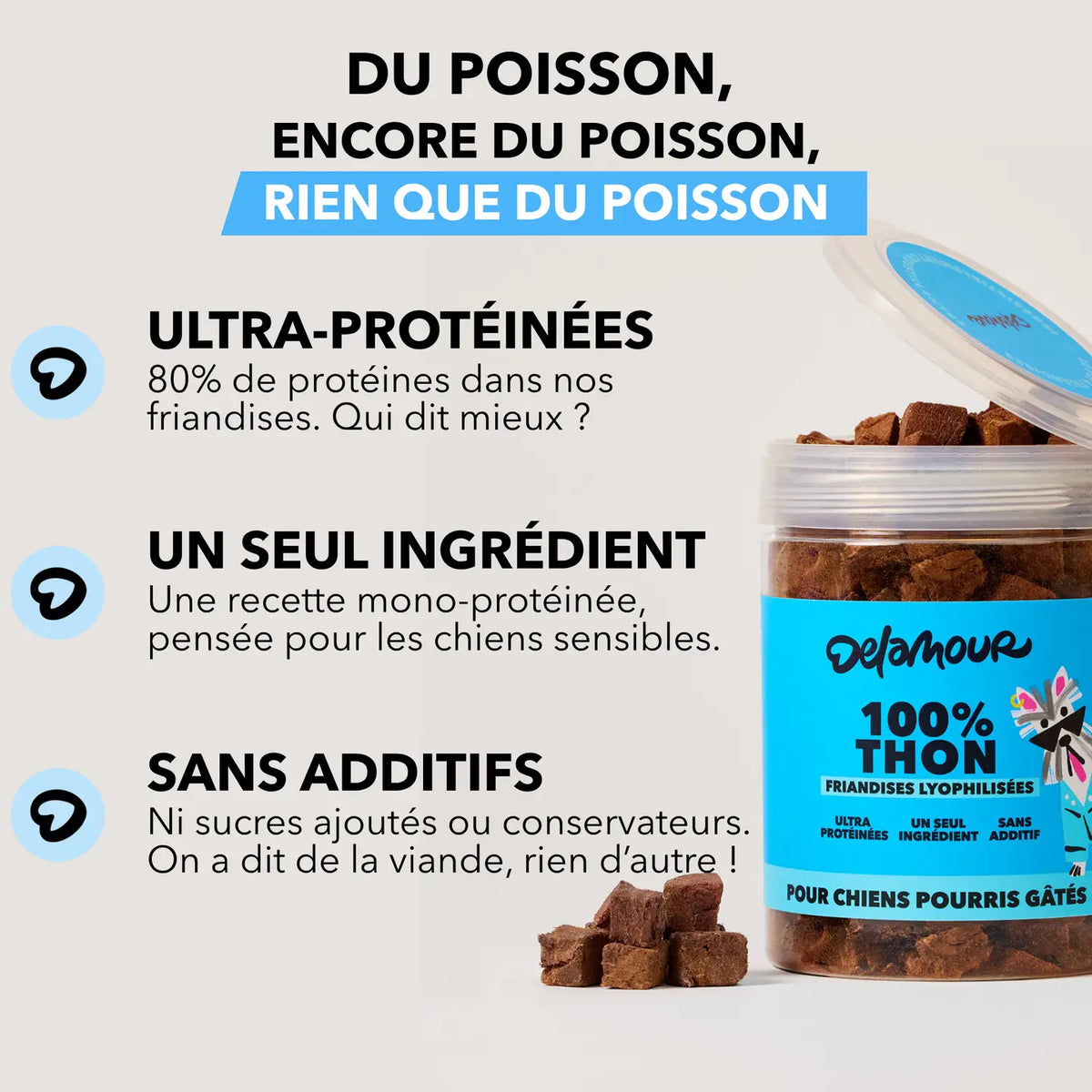 Friandises Lyophilisées Thon