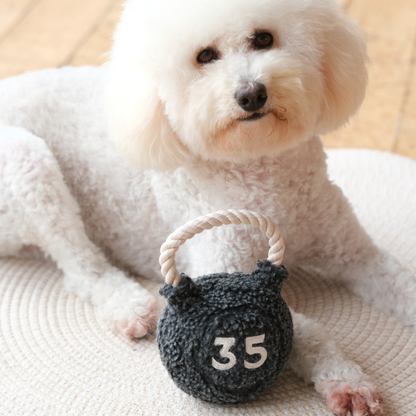 KETTLEBELL // JOUET D'ENRICHISSEMENT POUR CHIEN // JOUET DE TIRER ET DE RAPPORTER