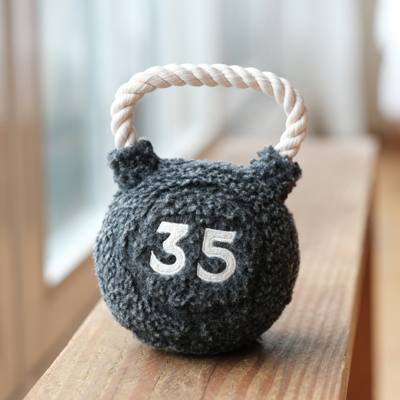 KETTLEBELL // JOUET D'ENRICHISSEMENT POUR CHIEN // JOUET DE TIRER ET DE RAPPORTER