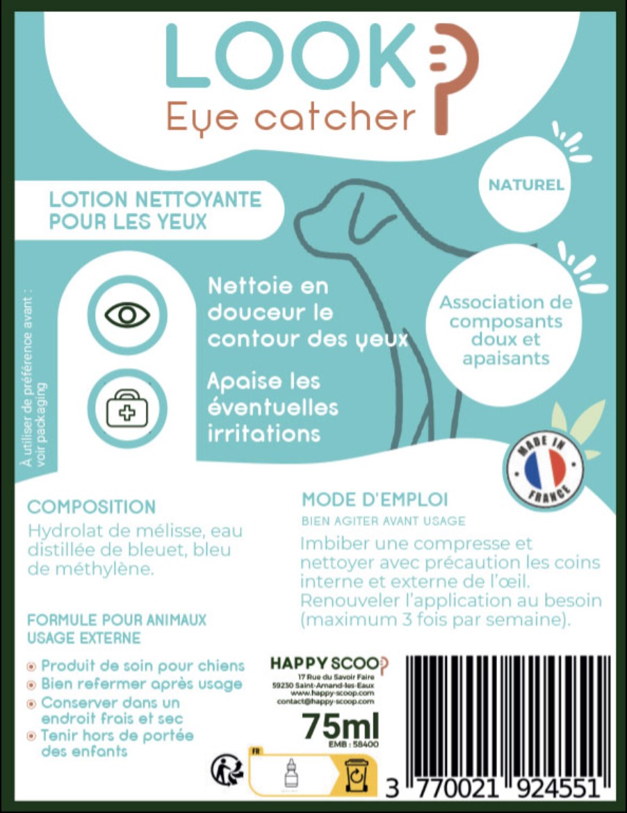 Nettoyant pour les yeux – Soin doux et naturel – Happy Scoop