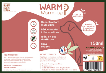 Gel de massage décontractant – Soin apaisant naturel – Happy Scoop