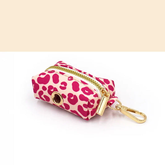 Poop Bag Léopard Rose - Bande de Canailles