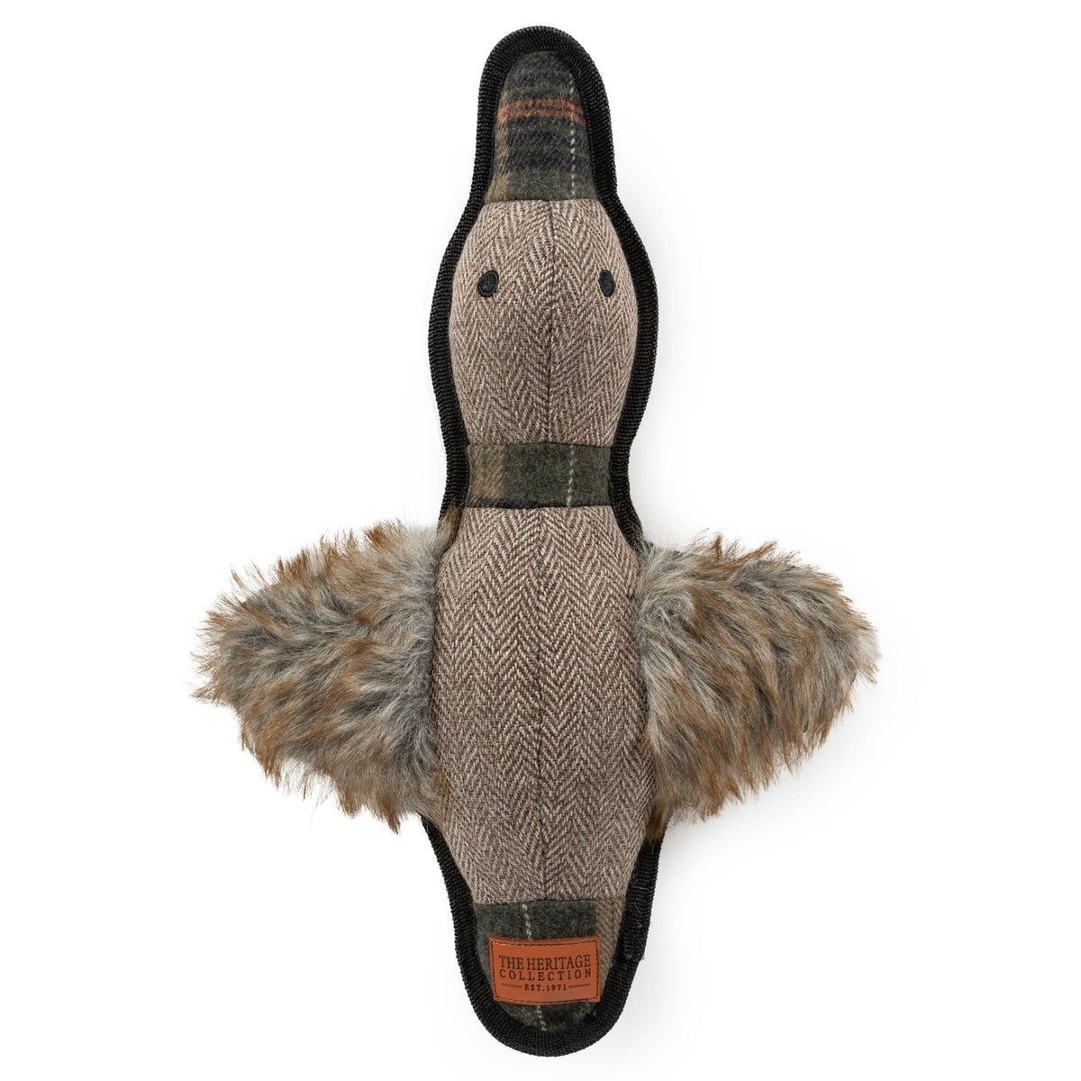 Jouet en tweed Heritage Collection pour chien: Canard en tweed