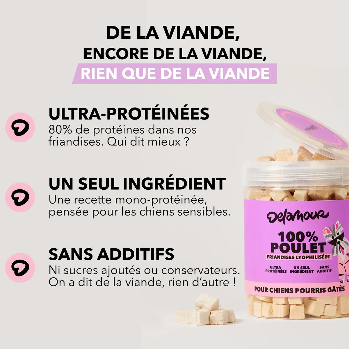 Friandises Lyophilisées Poulet