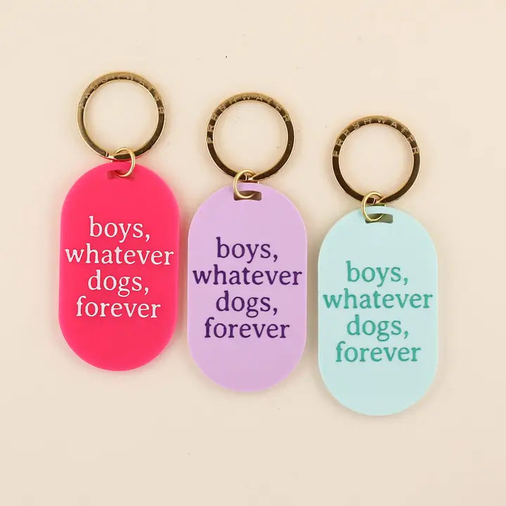 Médaille Boys whatever, dogs forever