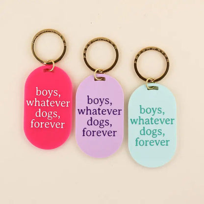 Médaille Boys whatever, dogs forever