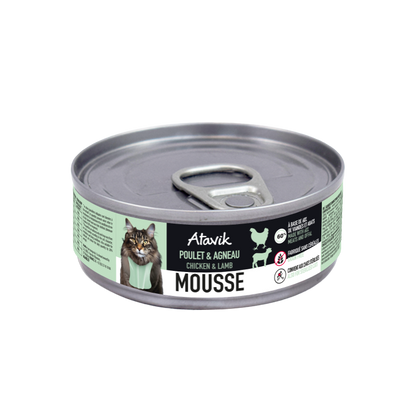 Mousse chat poulet agneau - Atavik