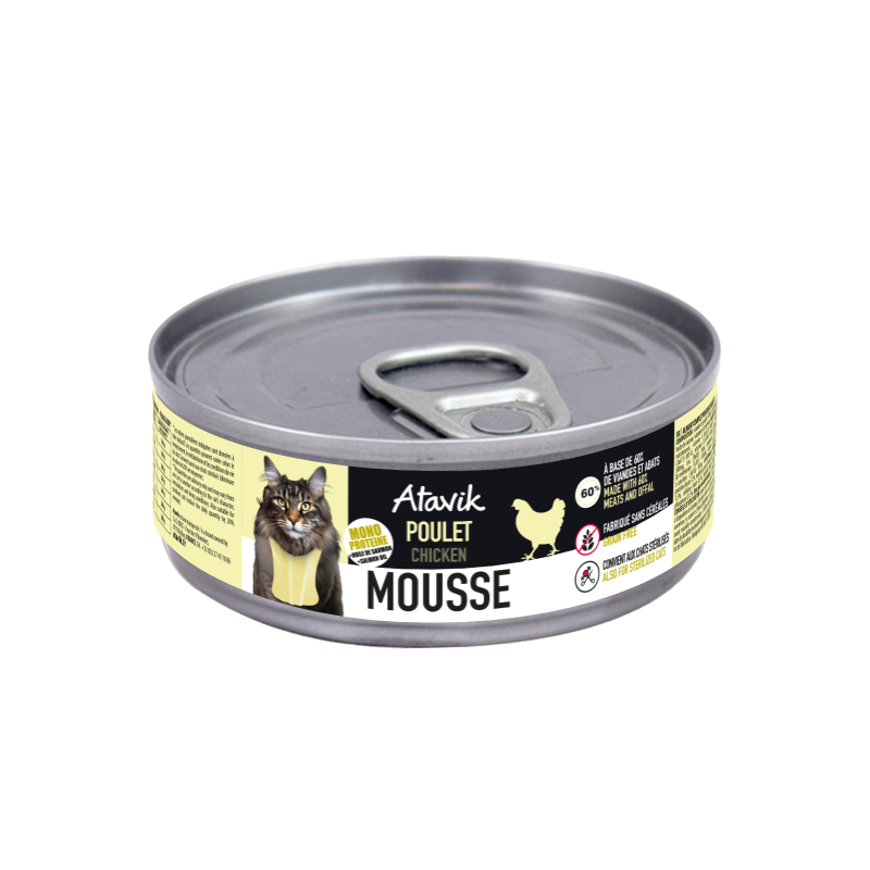 Mousse chat poulet - Atavik