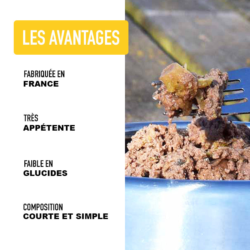 Pâtée poulet riche en agneau - Atavik